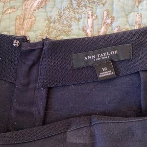 Navy Stretchy Pencil Skirt